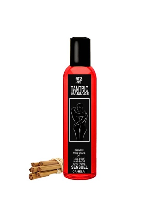 EROS-ART - NATURAL TANTRIC MASSAGE OIL AND APHRODISIAC CINNAMON 100 ML