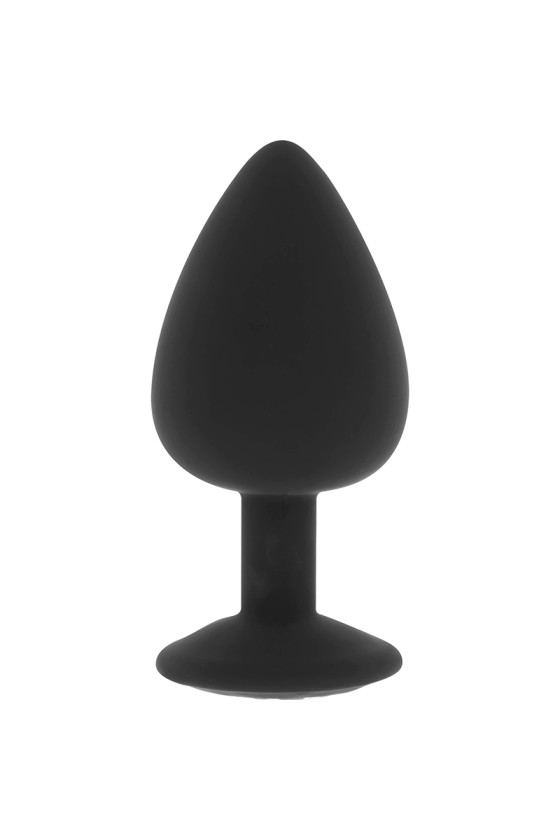 OHMAMA - PLUG ANALE IN SILICONE DIAMOND MISURA L 9 CM