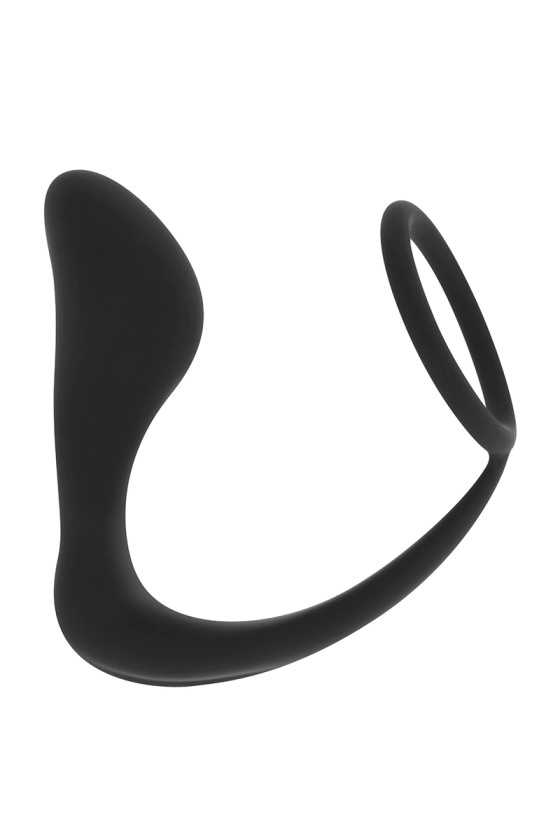 OHMAMA - SILICONE ANAL PLUG WITH RING 10.5 CM