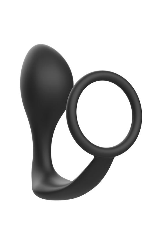 ADDICTED TOYS - ANAL PLUG WITH BLACK SILICONE RING