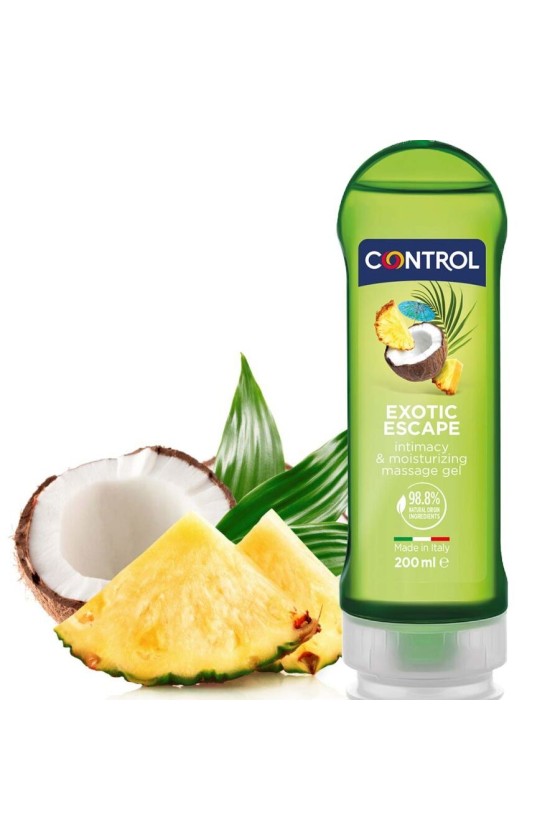 CONTROL - 2 EN 1 MASSAGGIO E PIACERE ESOTICO 200 ML