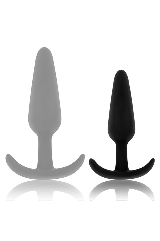 OHMAMA - SILICONE ANAL PLUG WITH SMALL HANDLE