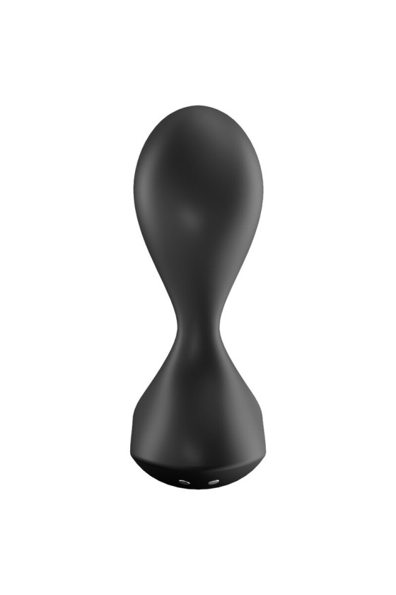 SATISFYER - SWEET SEAL VIBRATING PLUG APP BLACK