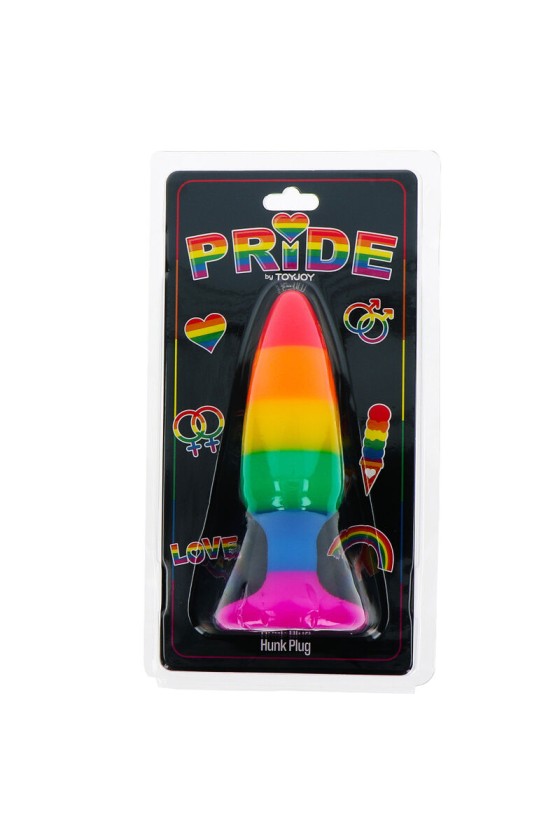 ORGULLO - ENCHUFE BANDERA LGBT HUNK 10.5 CM