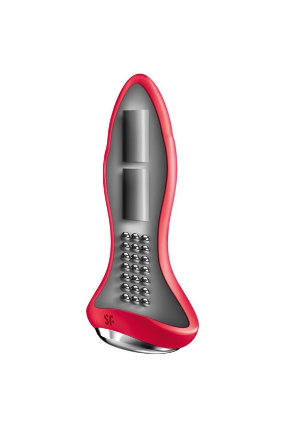 APPLICATION SATISFYER ROTATOR PLUG 1+ PLUG VIBRANT - ROUGE