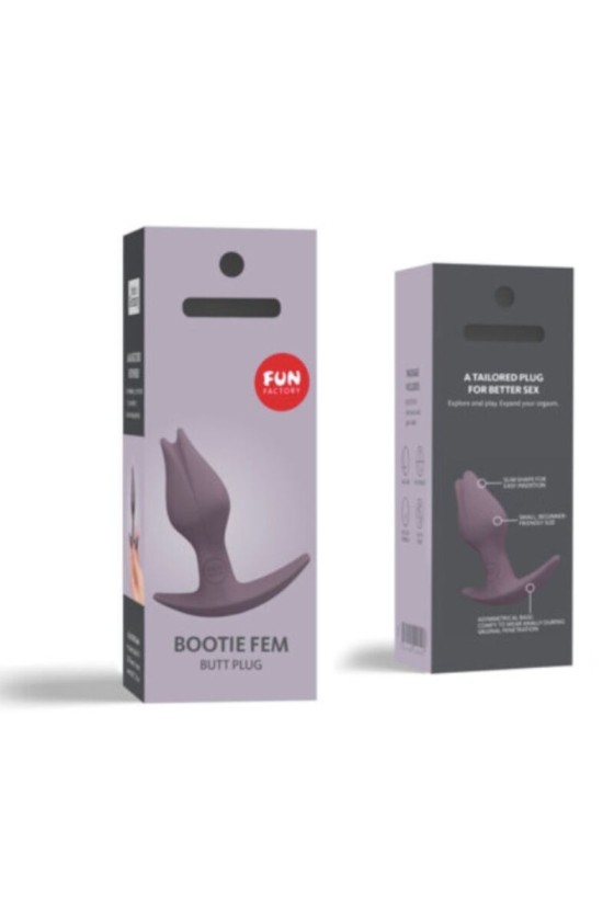 FUN FACTORY - BOOTIE FEM FEMENINO ANAL PLUG DARK TAUP