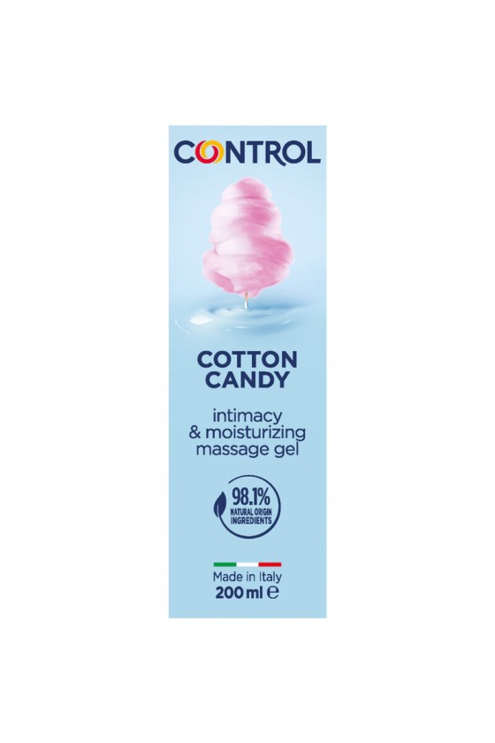 CONTROL - GEL DE MASAJE ALGODÓN DE AZÚCAR 3 EN 1 200 ML