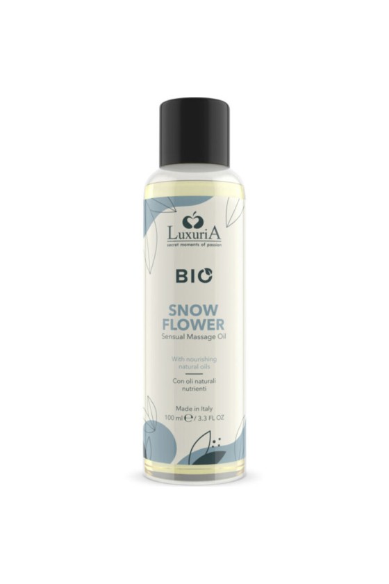 INTIMATELINE LUXURIA - OLIO DA MASSAGGIO AI FIORI DI NEVE BIO 100 ML