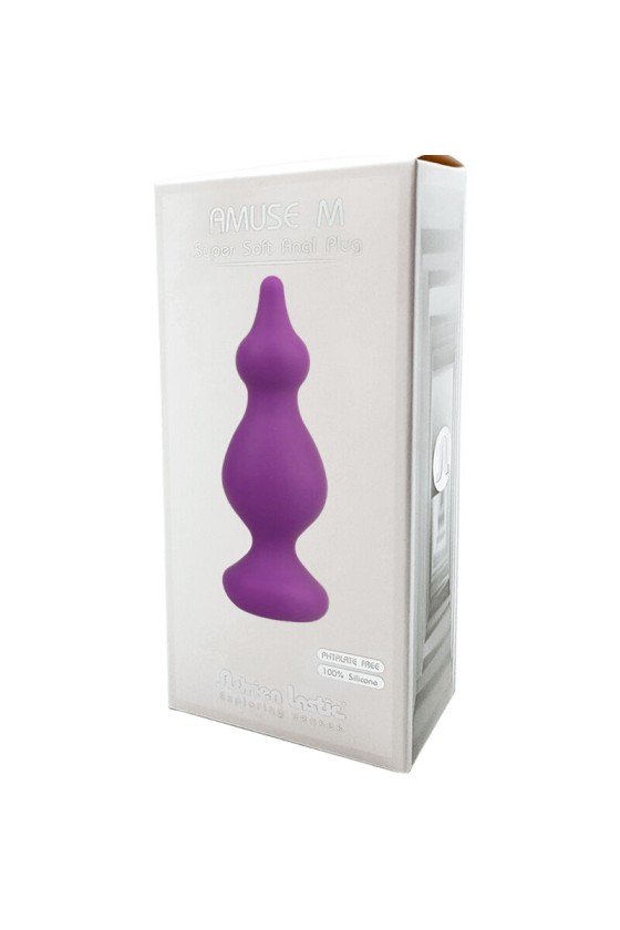 ADRIEN LASTIC - AMUSE ANAL PLUG VIOLETA SILICONE TAMANHO M