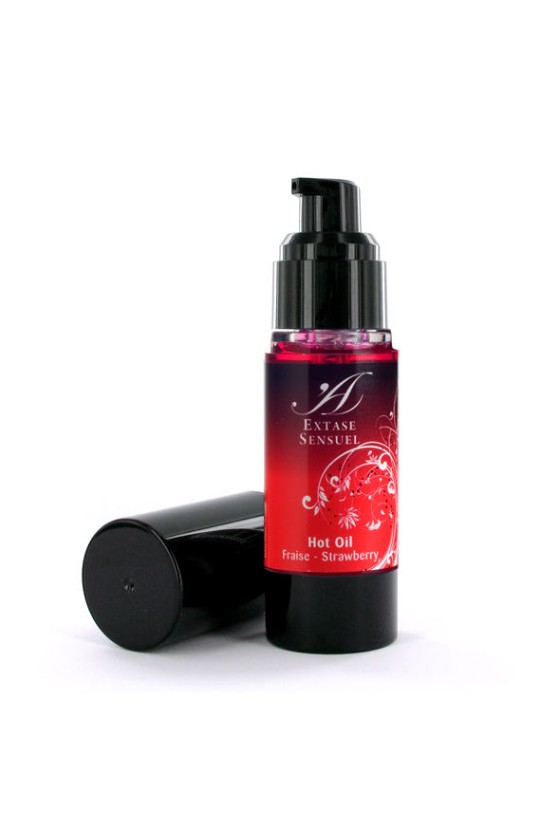 EXTASE SENSUAL - HUILE STIMULANTE CHALEUR FRAISE 30 ML