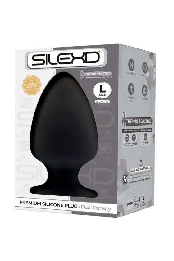 SILEXD - MODEL 1 ANAL PLUG PREMIUM SILEXPAN SILICONE PREMIUM THERMOREACTIVE SIZE L