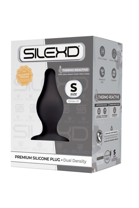 SILEXD - MODELL 2 ANALPLUG PREMIUM SILEXPAN SILIKON PREMIUM THERMOREAKTIVE GRÖSSE S