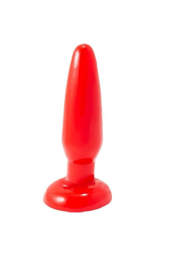 BAILE - PLUG ANAL PEQUENO VERMELHO 15 CM