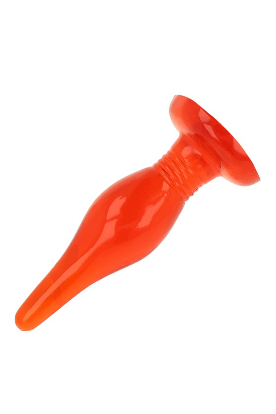 BAILE - PLUG ANAL TACTO SUAVE ROJO 14,2 CM