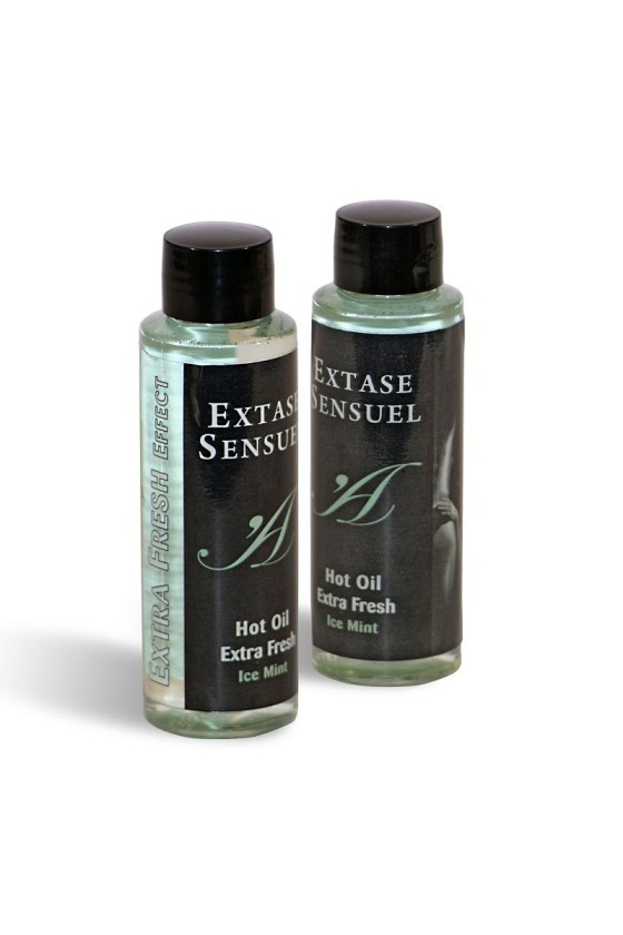 EXTASE SENSUAL - ACEITE DE MASAJE EFECTO HIELO EXTRA FRESCO 100 ML