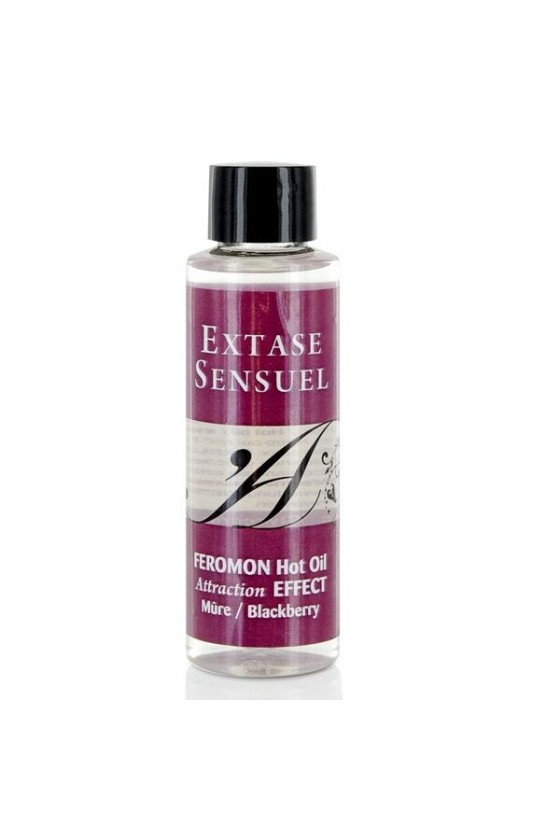 EXTASE SENSUAL - HEATING EFFECT MASSAGE OIL WITH BLACKBERRY PHEROMONES 100 ML