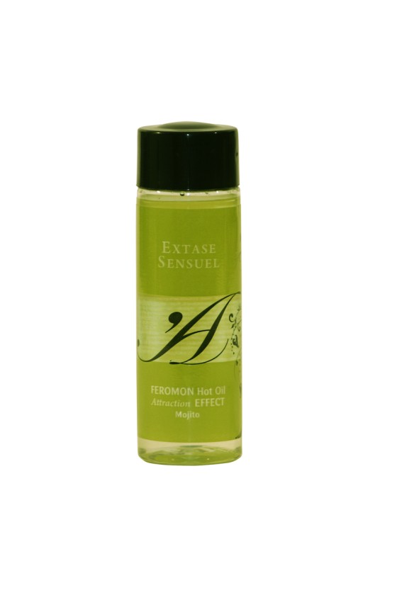 EXTASE SENSUAL - HEAT EFFECT MASSAGE OIL WITH MOJITO PHEROMONES 100 ML