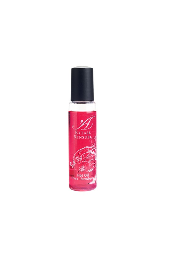 EXTASE SENSUAL - ACEITE ESTIMULANTE DE FRESA VIAJE DE CALOR 35 ML