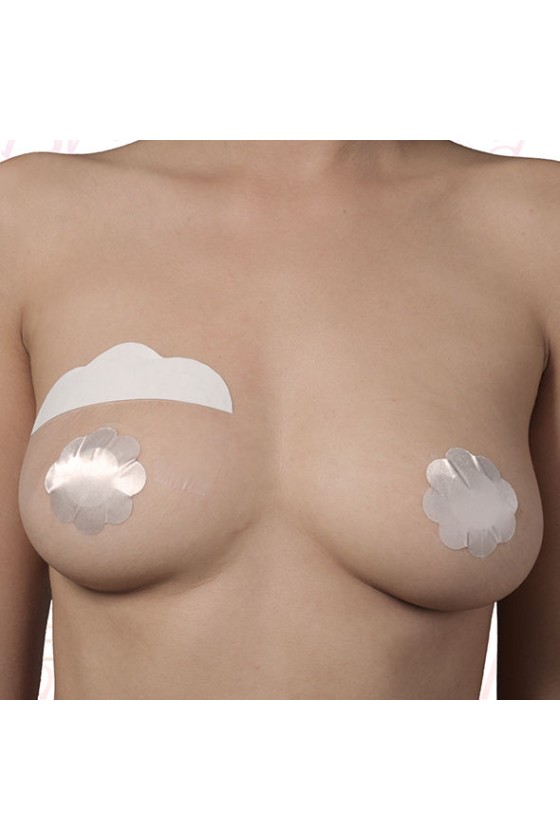 BYE-BRA - BREASTS ENHANCER + NIPPLE COVERS SILK CUP F/H