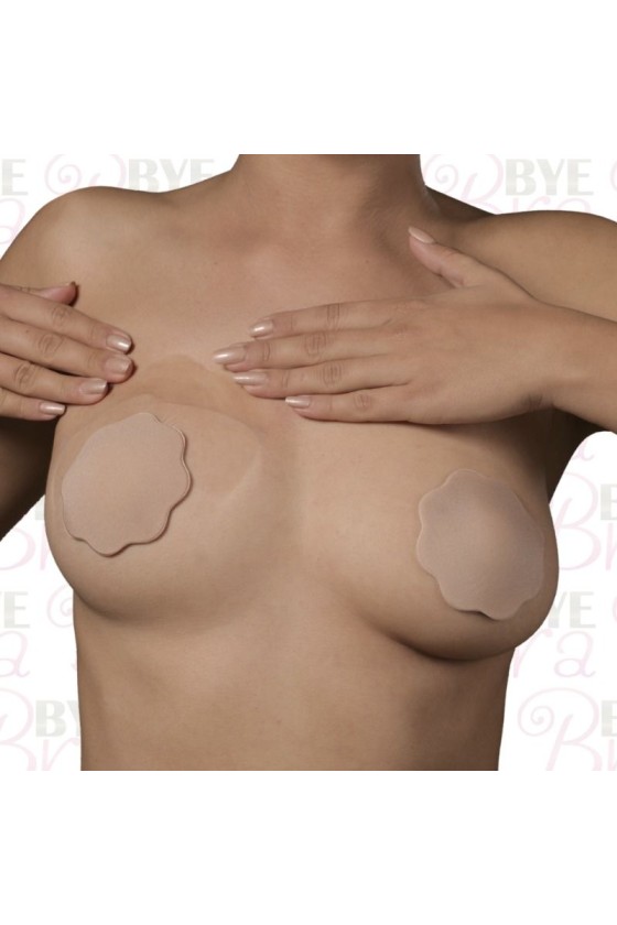 BYE-BRA - BREASTS ENHANCER + NIPPLE COVERS SYLICON CUP A/C