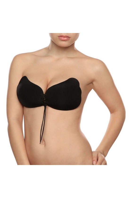 BYE-BRA - LACE-IT VALORIZZAZIONE PUSH-UP NERO COPPA B