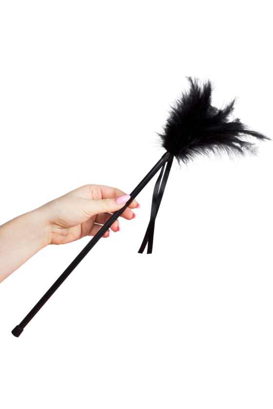 SECRETPLAY - PLUMAS NEGRAS 40 CM