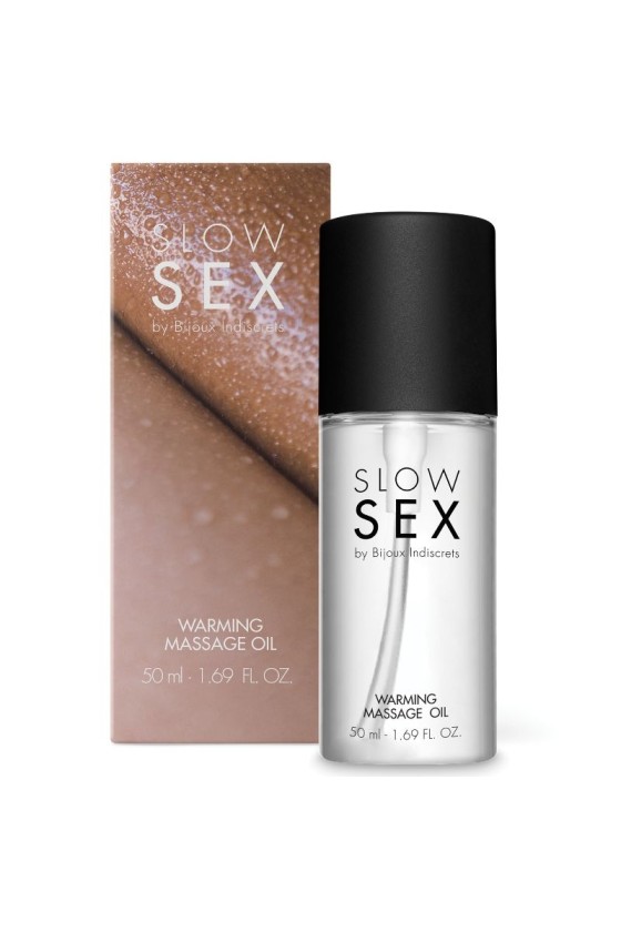 BIJOUX - HUILE DE MASSAGE SEXE LENT EFFET CHALEUR 50 ML