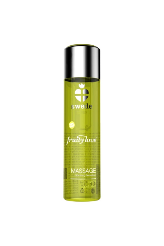 SWEDE - FRUITY LOVE OLIO DA MASSAGGIO EFFETTO RISCALDANTE VANIGLIA E PERA ORO 120 ML