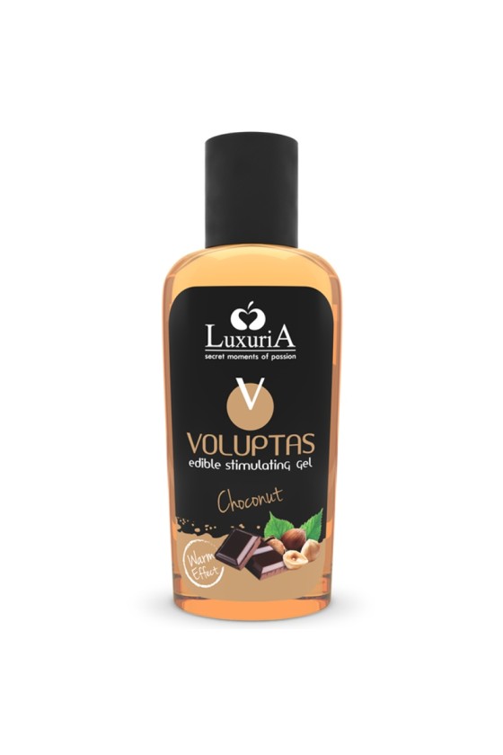 INTIMATELINE LUXURIA - VOLUPTAS GEL DE MASSAGE COMESTIBLE EFFET CHAUFFANT - CHOCONUT 100 ML