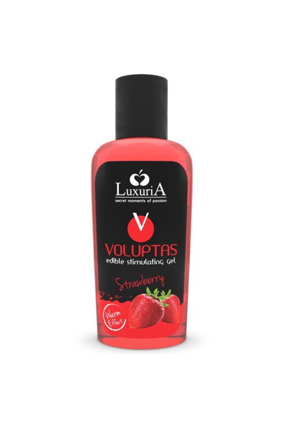 INTIMATELINE LUXURIA - VOLUPTAS GEL DA MASSAGGIO ALIMENTARE EFFETTO RISCALDANTE - FRAGOLA 100 ML