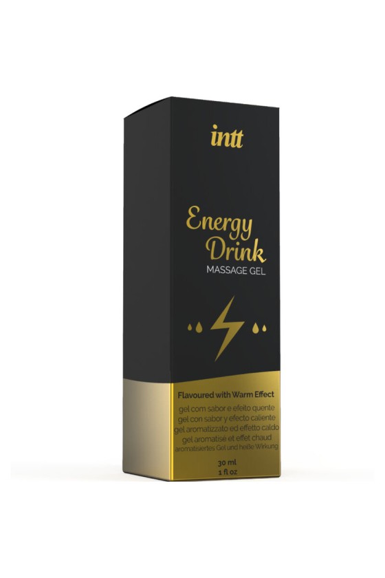 INTT MASSAGE  ORAL SEX - MASSAGE GEL WITH FLAVORED ENERGY CA DRINK AND HEATING EFFECT