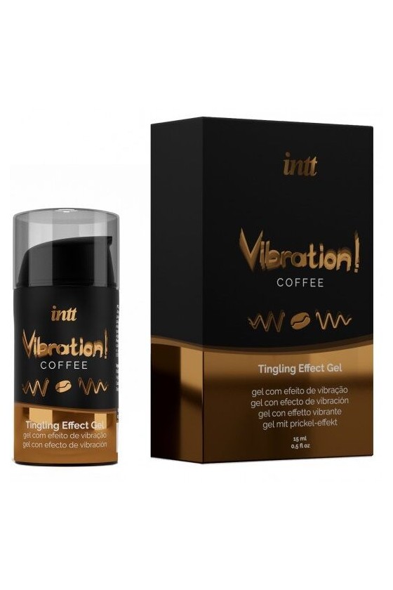 INTT MASSAGE  ORAL SEX - GEL DE MASSAGE SAVEUR CAFÉ EFFET CHAUD