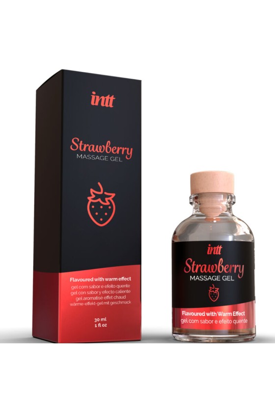 INTT MASSAGE  ORAL SEX - HOT EFFECT STRAWBERRY FLAVOR MASSAGE GEL