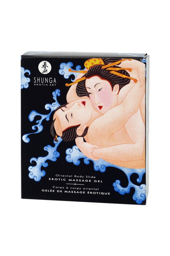 SHUNGA - GEL DA MASSAGGIO EROTICO CORPO A CORPO ORIENTALE AI FRUTTA ESOTICI