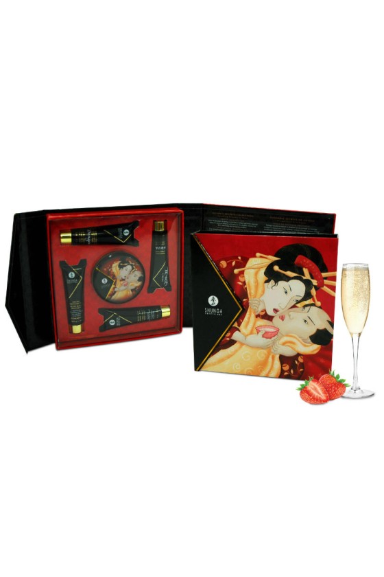 SHUNGA - GEHEIMES GEISHA-ERDBEER- UND CAVA-KIT