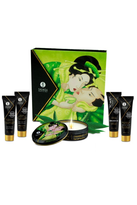 SHUNGA - KIT DE TÉ VERDE ORGÁNICO SECRETO GEISHA