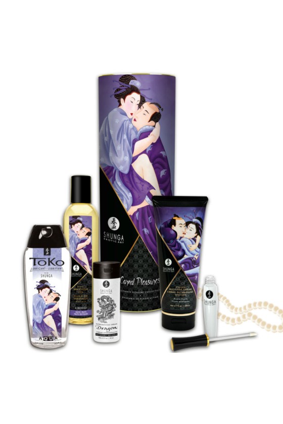 SHUNGA - KIT COLEÇÃO PRAZERES CARNAIS