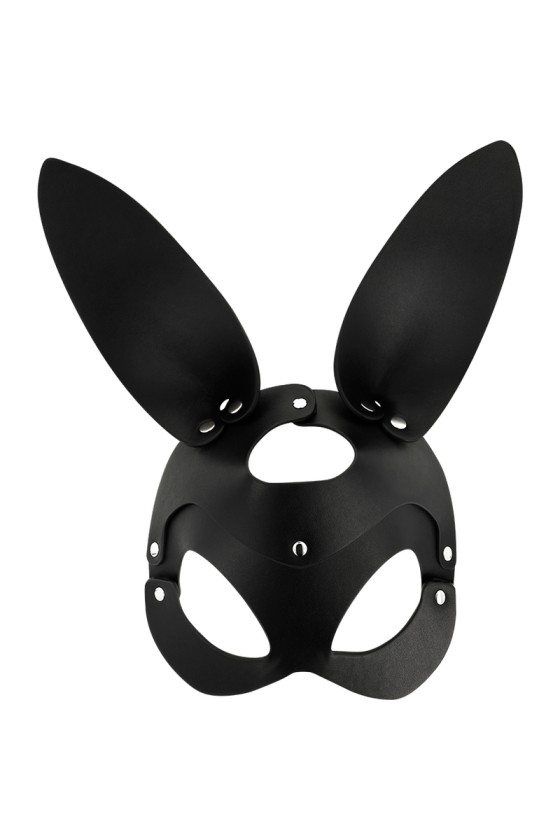 COQUETTE CHIC DESIRE - MASCHERA VEGANA IN PELLE CON ORECCHIE DI CONIGLIO