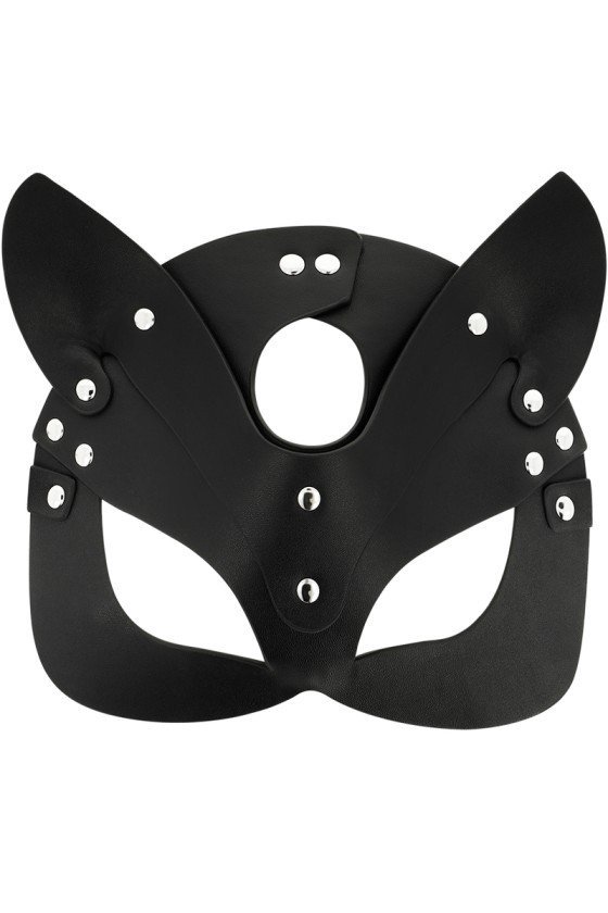 COQUETTE CHIC DESIRE - MASCHERA VEGANA IN PELLE CON ORECCHIE DI GATTO