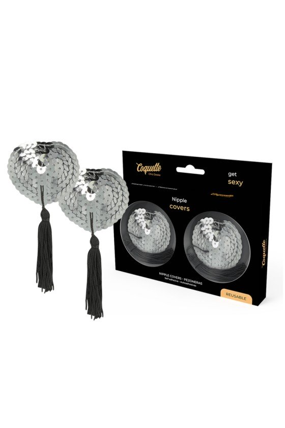 COQUETTE CHIC DESIRE - SILVER NIPPLE COVER