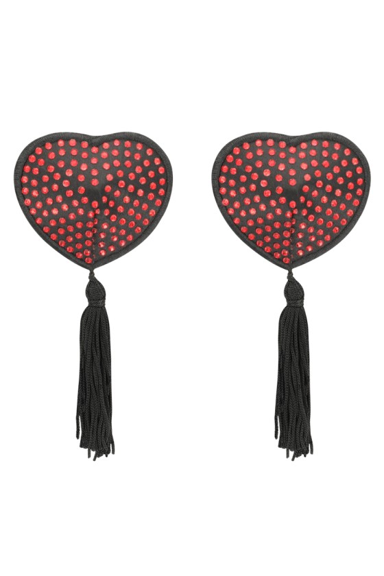 COQUETTE CHIC DESIRE - CUBREPEONES ROJO / NEGRO