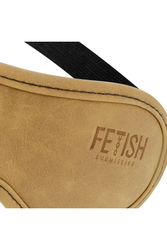 FETISH SUBMISSIVE ORIGEN - MASCHERA VEGANA IN PELLE CON FODERA IN NEOPRENE