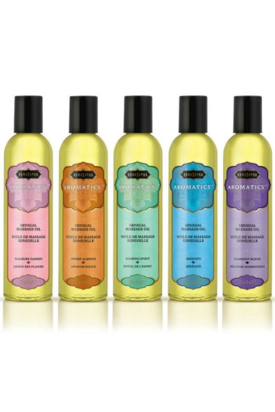 KAMASUTRA - SET 15 MASSAGE OILS + DISPLAY BOX