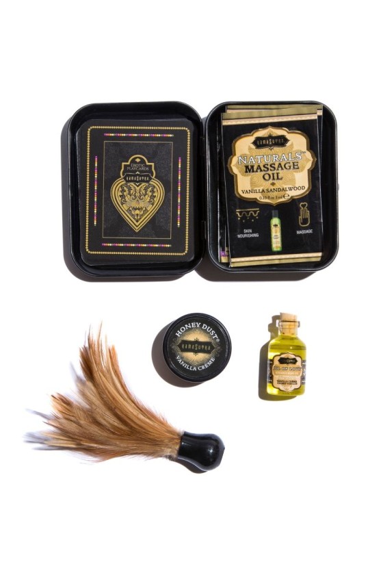 KAMASUTRA - WEEKENDER KIT EN ÉTAIN VANILLE CRÈME VANILLE