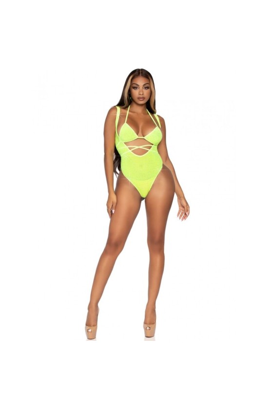 LEG AVENUE - BIKINI TOP AND BODYSUIT ONE SIZE