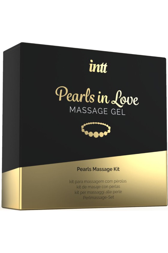 INTT MASSAGE  ORAL SEX - PEARLS IN LOVE WITH PEARL NECKLACE AND SILICONE GEL