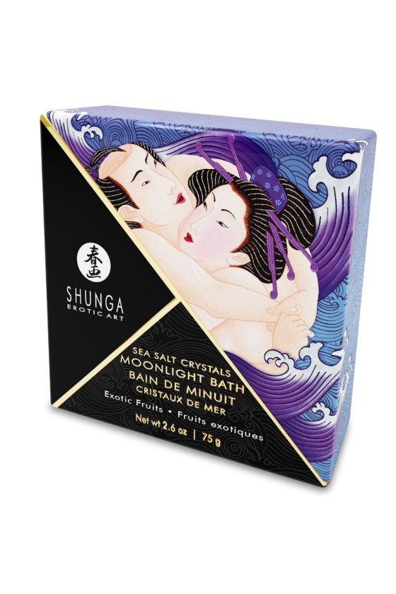 SHUNGA - 异国情调紫色风味浴盐 75 克