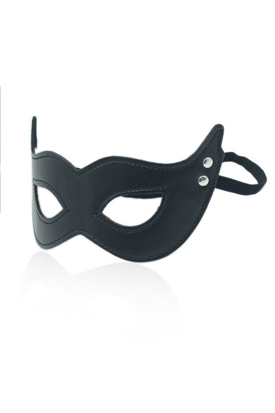 OHMAMA FETISH - PU MASK WITH CLAMPS