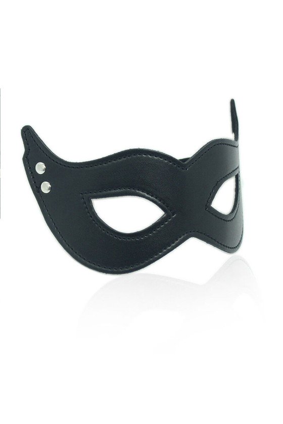 OHMAMA FETISH - PU MASK WITH CLAMPS