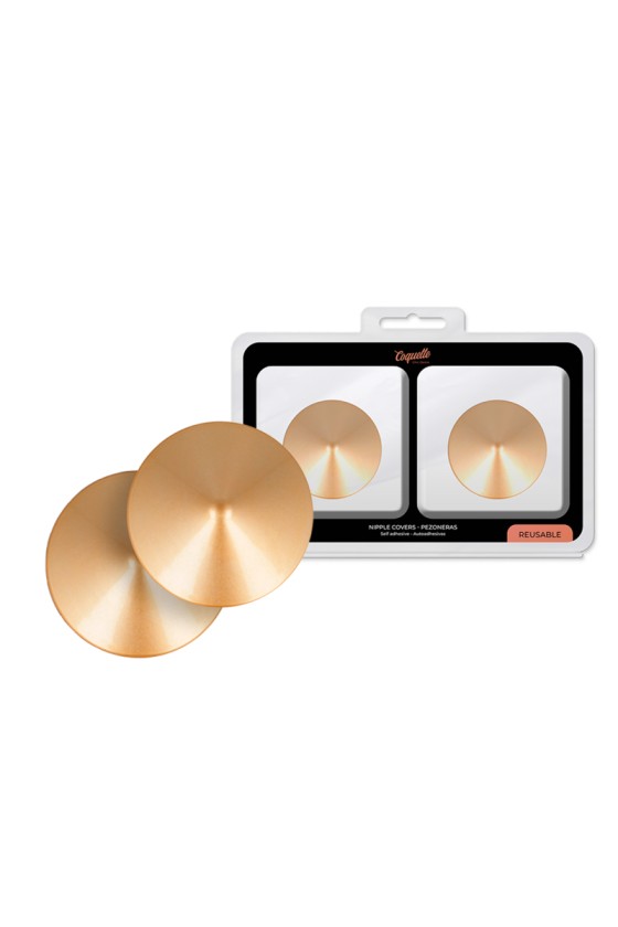 COQUETTE CHIC DESIRE - NIPPELABDECKUNGEN GOLDENE KREISE